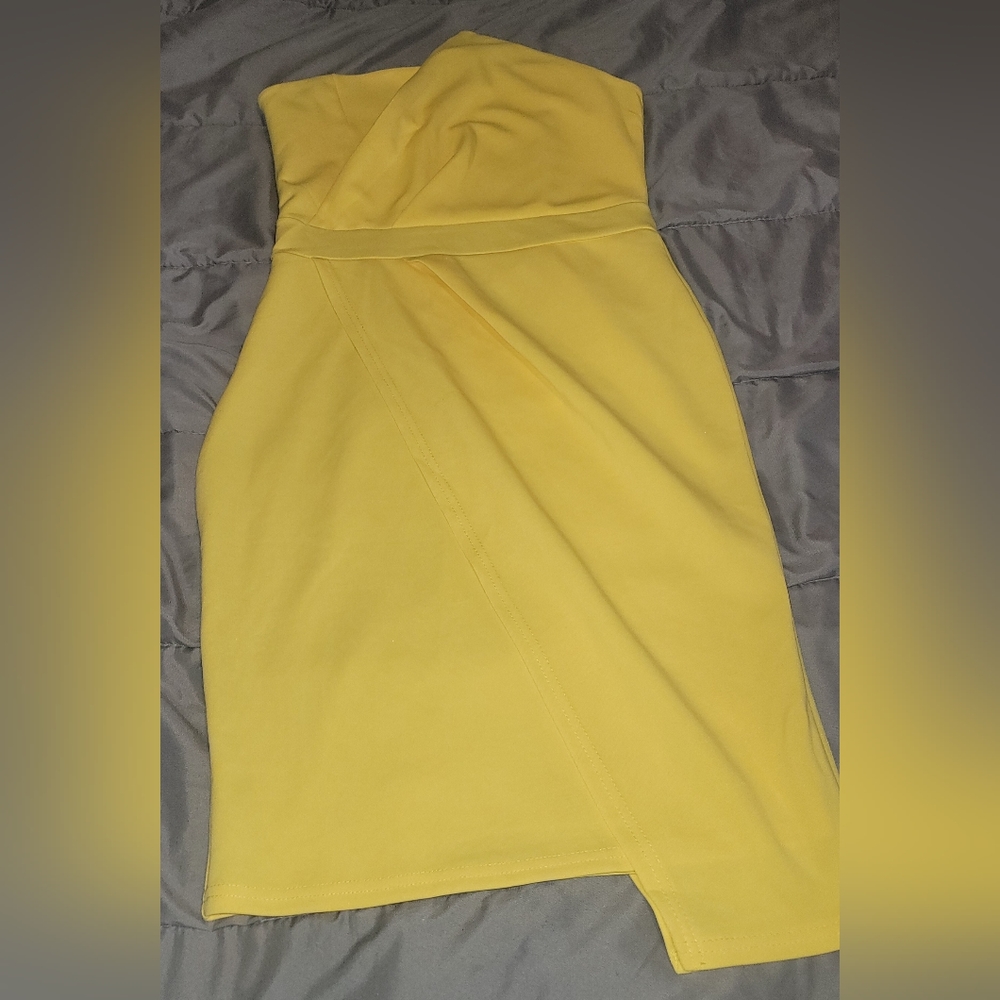 CBR Yellow Stapless dress XL